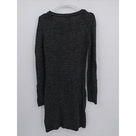 tulle Anthropologie Round Neck Long Sleeve Pullover Sweater Dress Gray Small - Picture 4 of 6